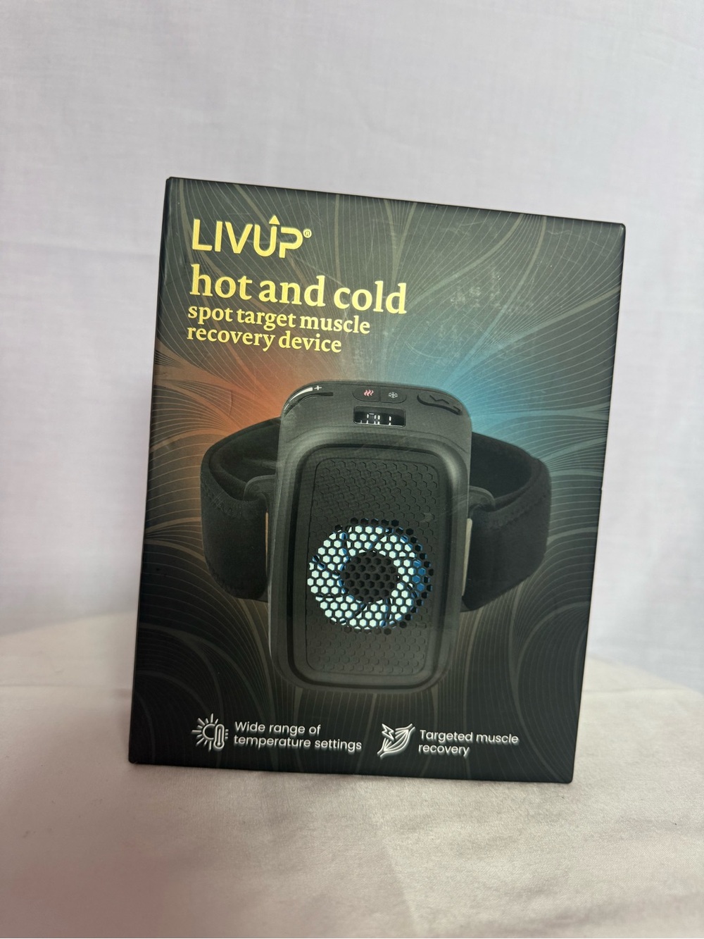 LIVUP Hot & Cold Muscle Recovery Device Wearable Heat Cold Therapy Rechargeable